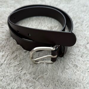 J crew Crewcuts boys brown leather belt (10)